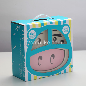 5ピース竹キッズ食器卸売